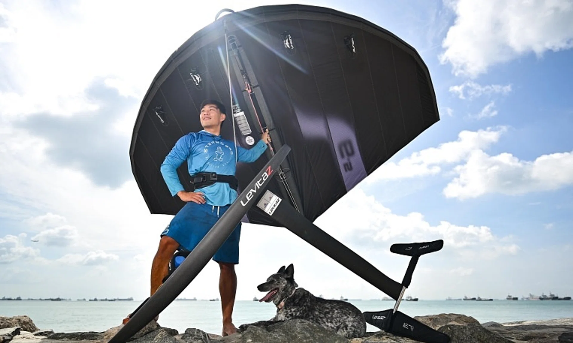 Singaporean wingfoiler Lo Jun Hao won the X-15 wingfoil class at the Pattaya International Windsurfing Championships in December 2024.