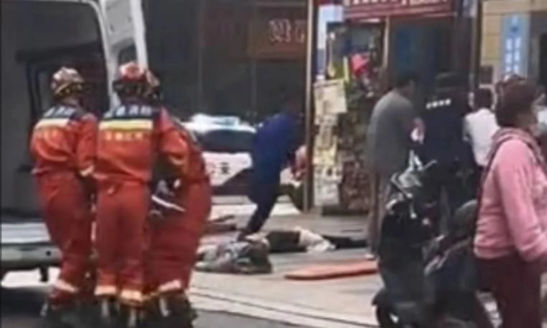 Four people remain in critical condition after an elevator in Yunnan province plunged on Wednesday.