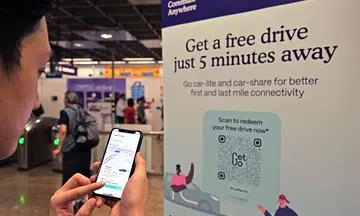 400 shared cars near MRT stops in SBS Transit-GetGo tie-up