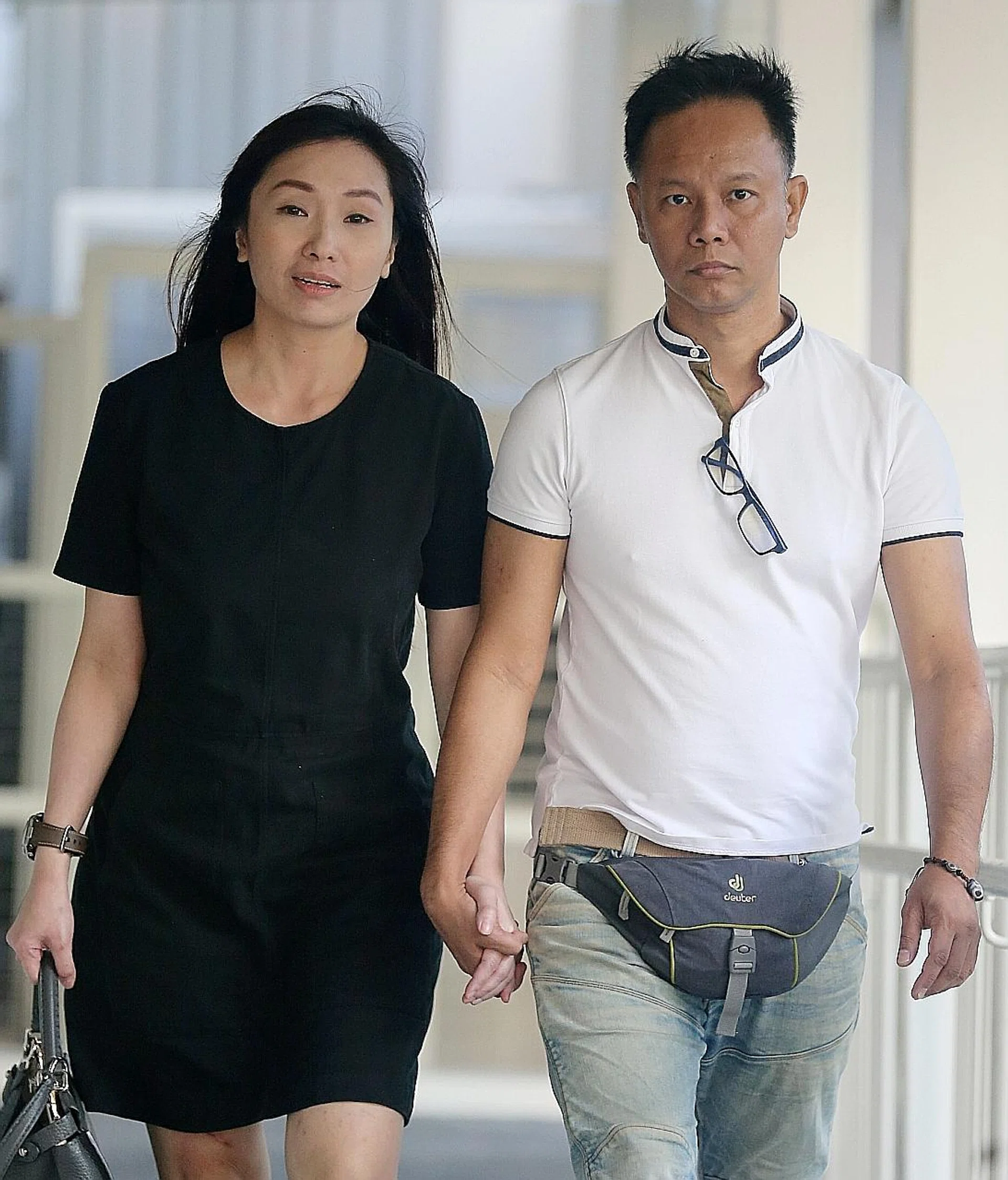 Linda Seah Lei Sie and her husband, Lim Toon Leng. 