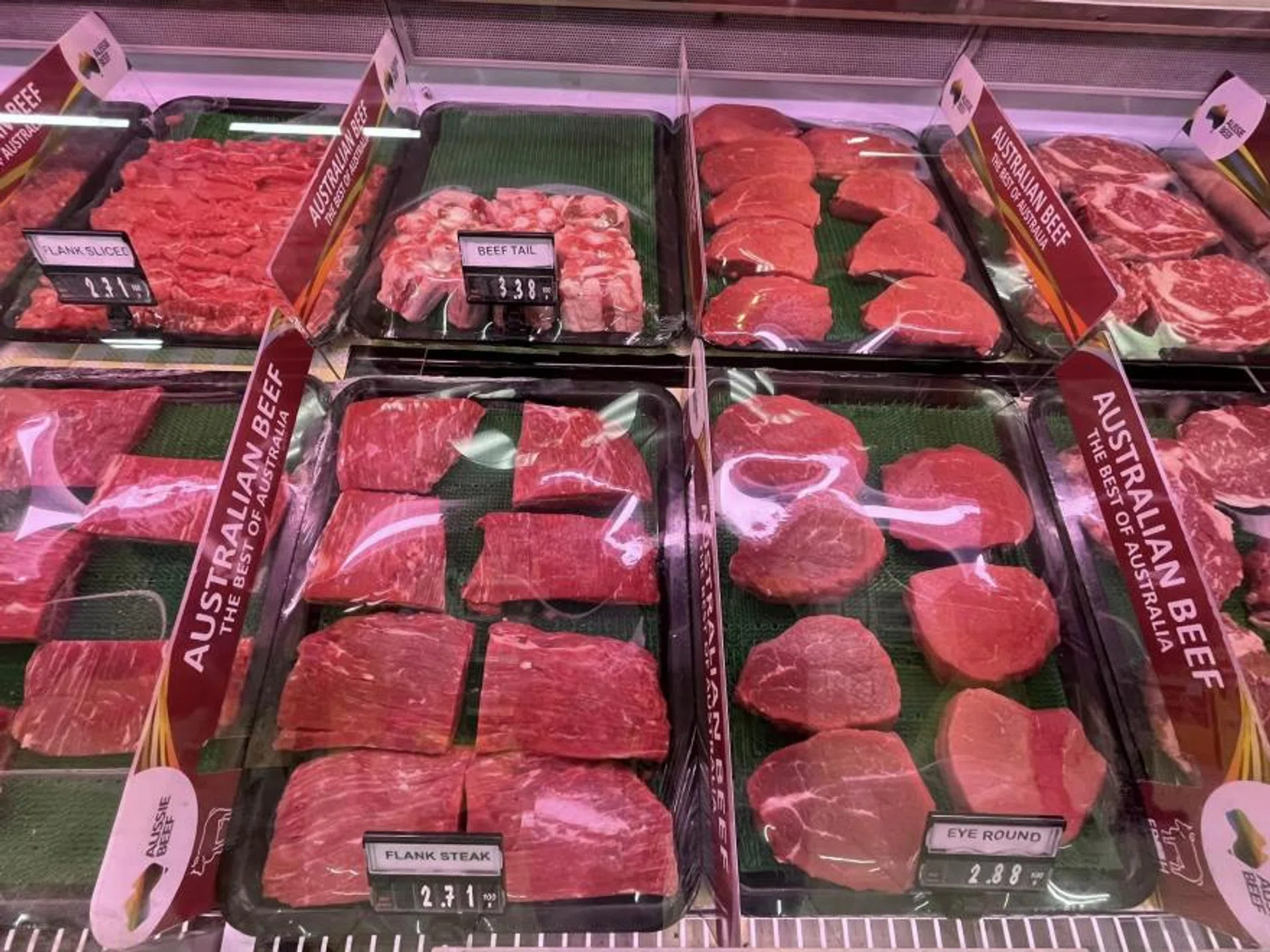 FairPrice currently operates nine Beef Counters offering Fresh Australian Beef.