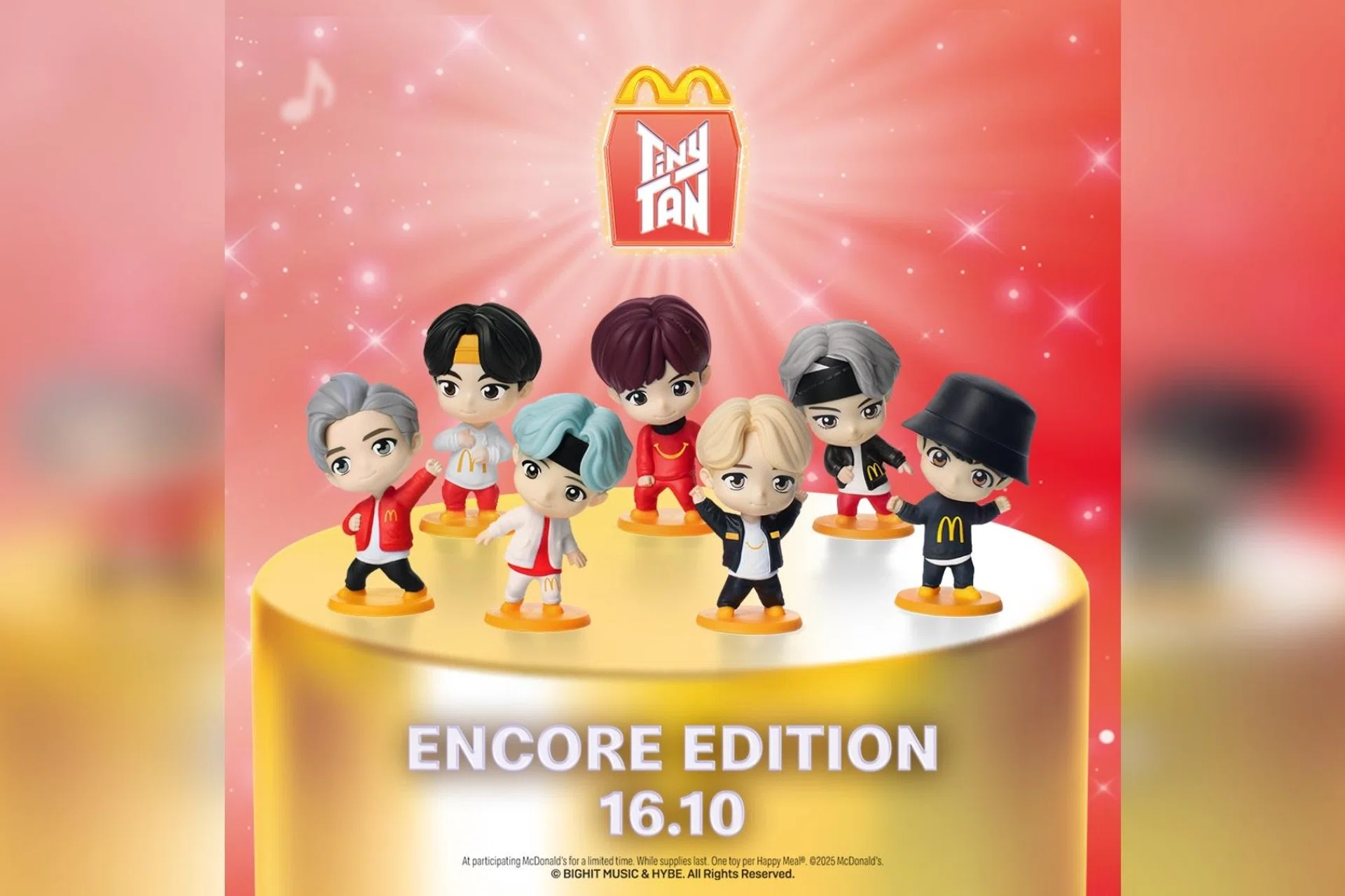 There will be a total of 14 toys up for grabs. 