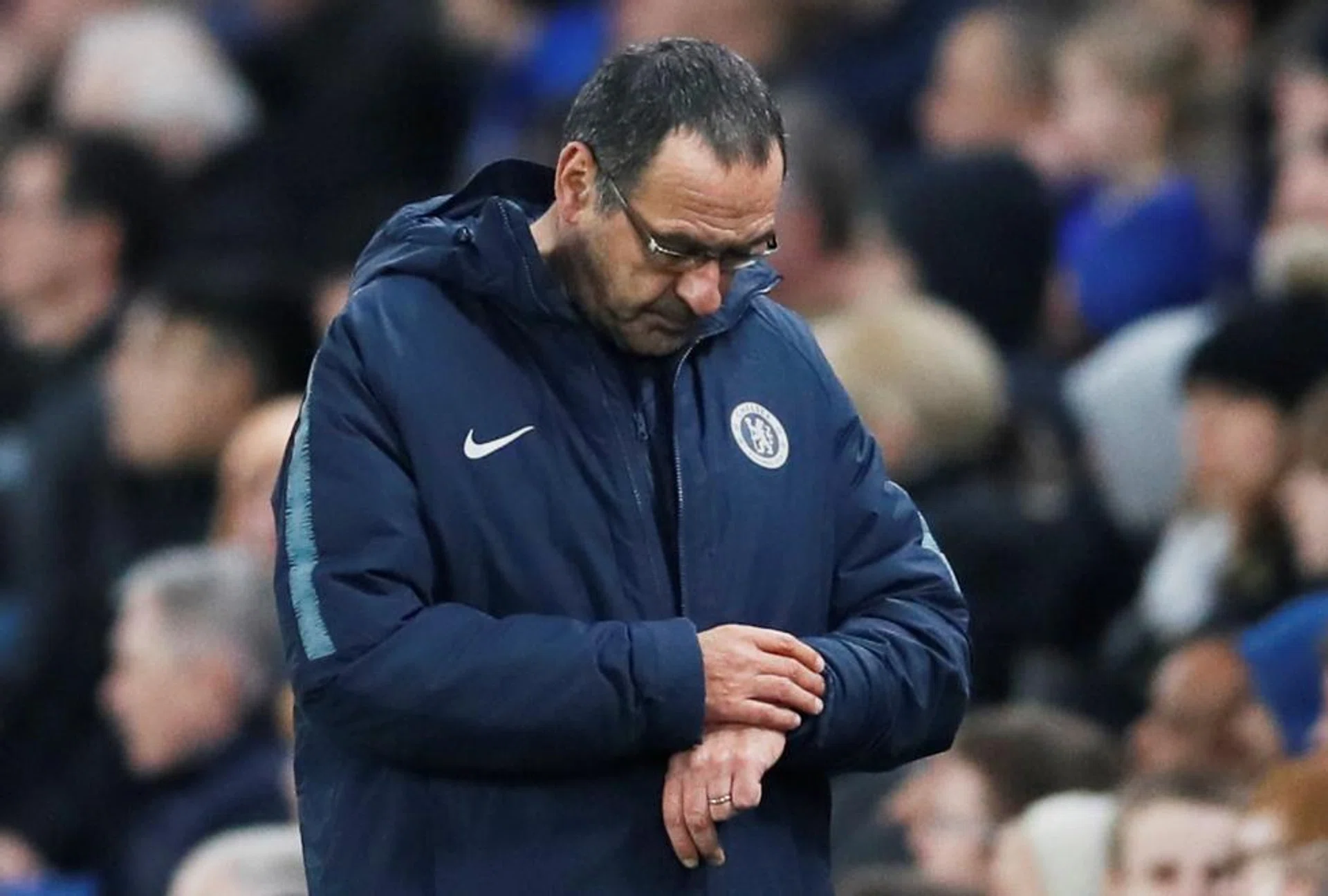 The clock's ticking for Chelsea boss Maurizio Sarri.
