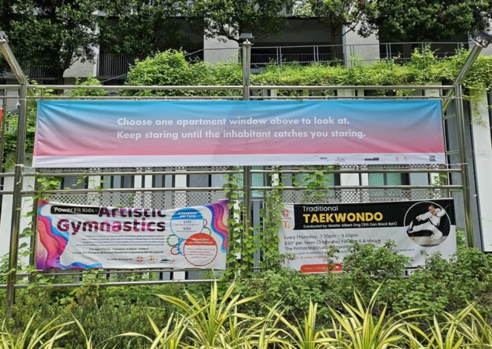 The banner has sparked mixed reactions from residents in Tanjong Pagar.