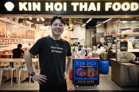 Kin Hoi Thai Food owner Daniel Teo opened his 60-seat restaurant in the basement of Orchard Towers.
