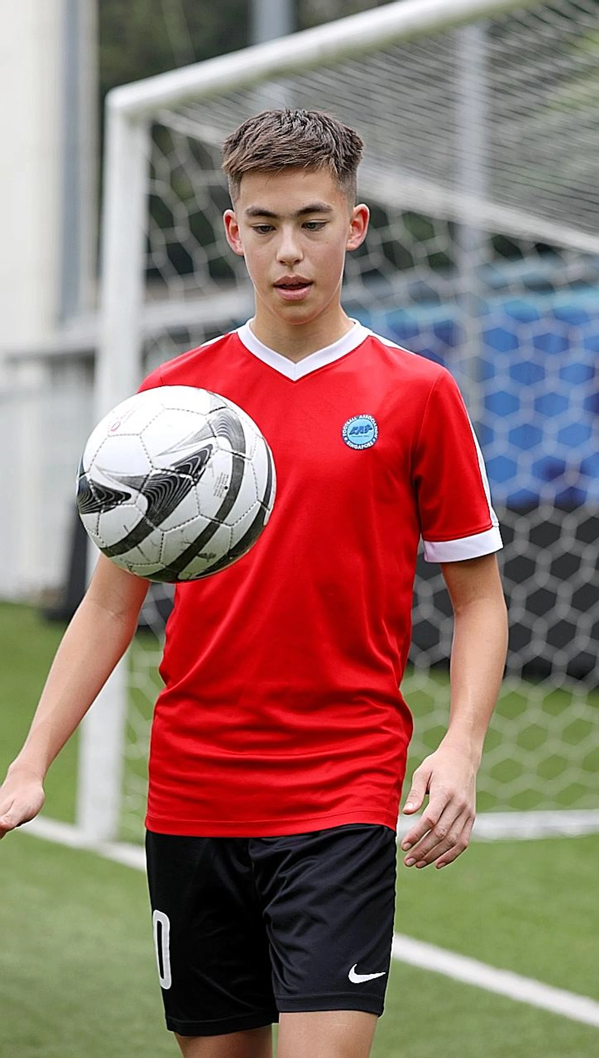 Harhys Rizal Gareth Stewart. TNP PHOTO: GAVIN FOO