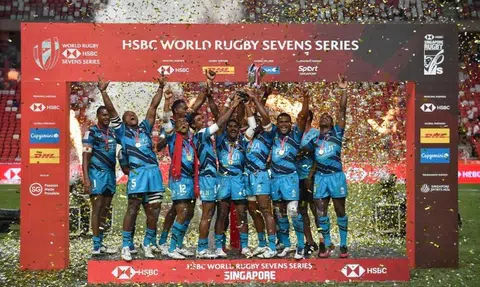 Deja vu as Fiji defeat New Zealand to claim third Singapore Sevens title