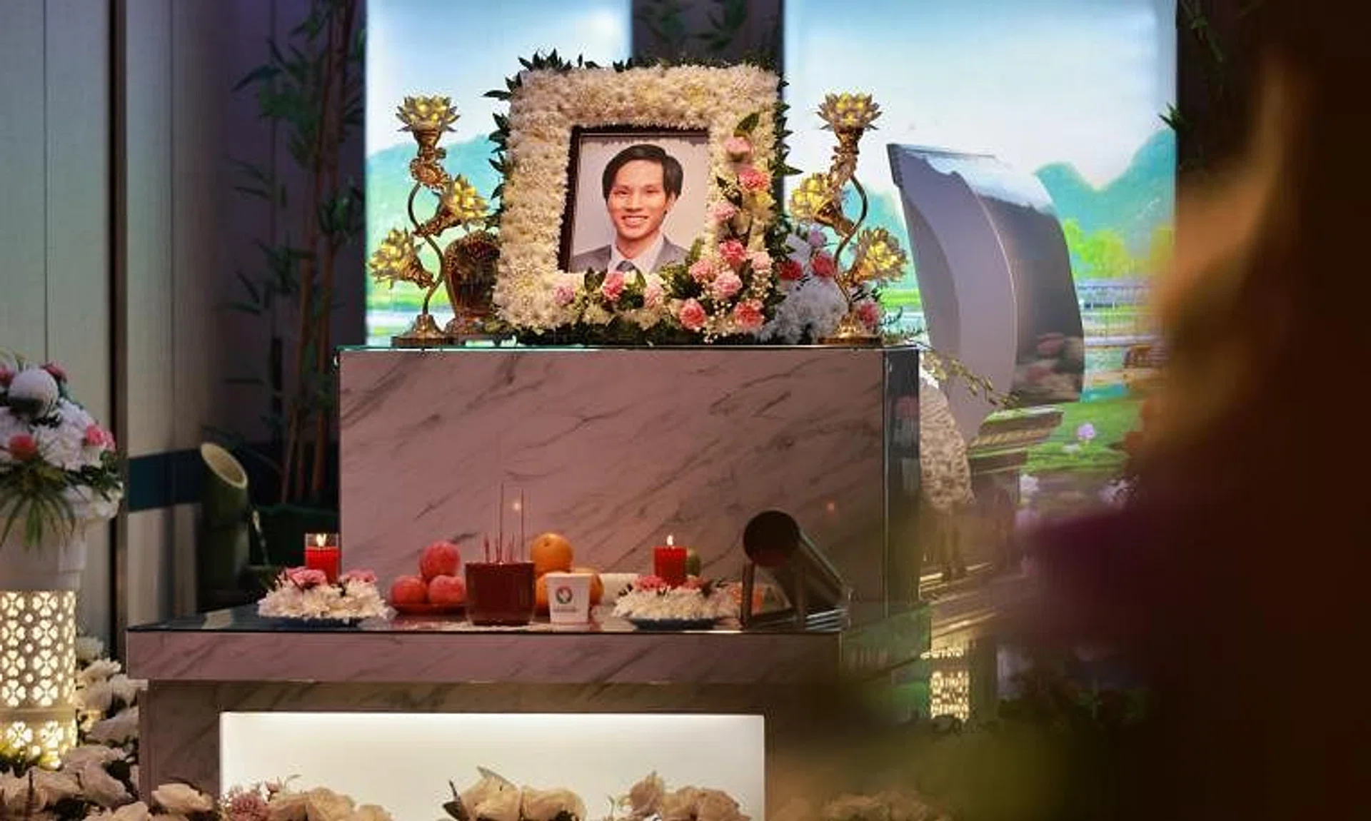 The wake of Mr Darrel Phee, who died from acute altitude sickness during an attempt to scale Mount Kilimanjaro in Tanzania.