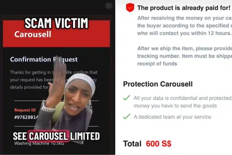 'Hard to just get over it': Woman left with $60 in account after 'Carousell' phishing scam opens up about her ordeal