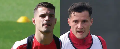 Oh brothers! Xhaka siblings pepare to face off