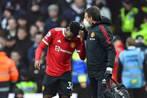 Police arrest nine after 'missile' hits player during Man United-Leeds clash