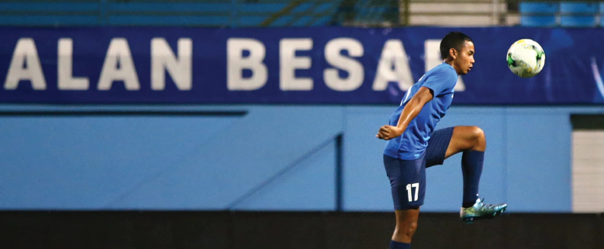 BIG BOOTS TO FILL: Midfielder Adam Swandi (left) is expected to shoulder the scoring burden in the absence of the injured Khairul Amri.
