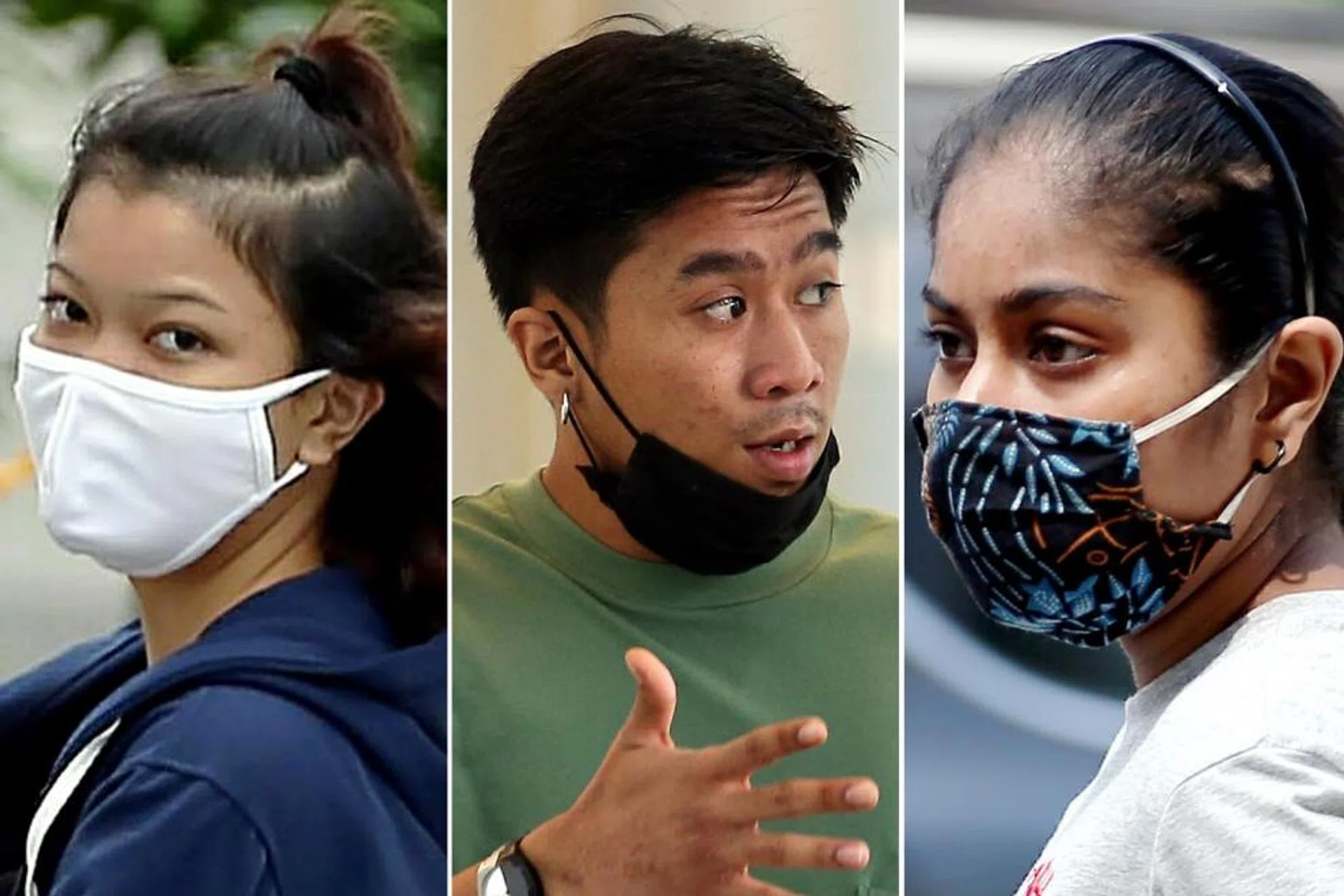 (From left) Aqlima Abdul Azmi, Mohammad Zack Danial Ahamad Zaki and Sai Raghu Vaishnavee Ragu.