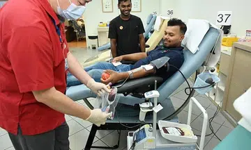 Migrant workers help supplement S'pore's blood needs