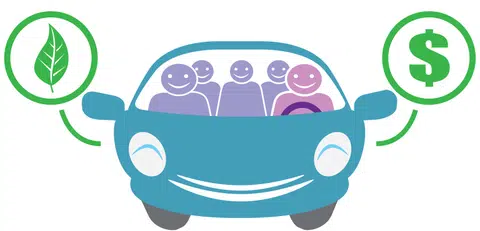 Carpool apps gaining popularity