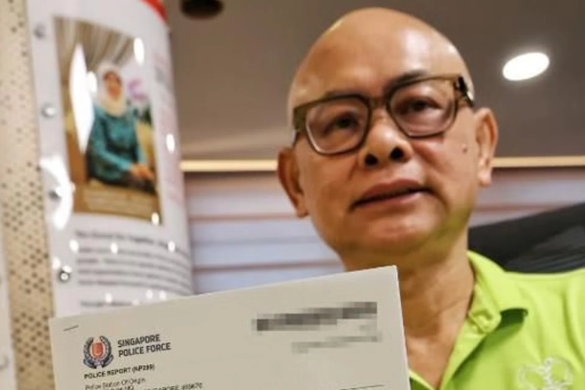 Mr Toh Soon Huat hopes the public will remain vigilant against scams.