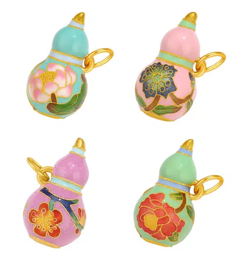 Goldheart's Gu Fa Jin gourd pendant from its Petals of Time series.