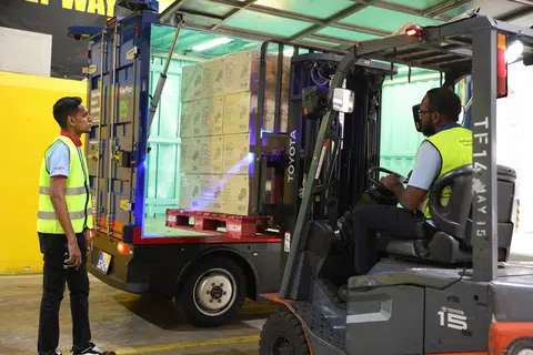 The autonomous vehicles have a load capacity of up to 1.5 tonnes and a range of up to 210km.