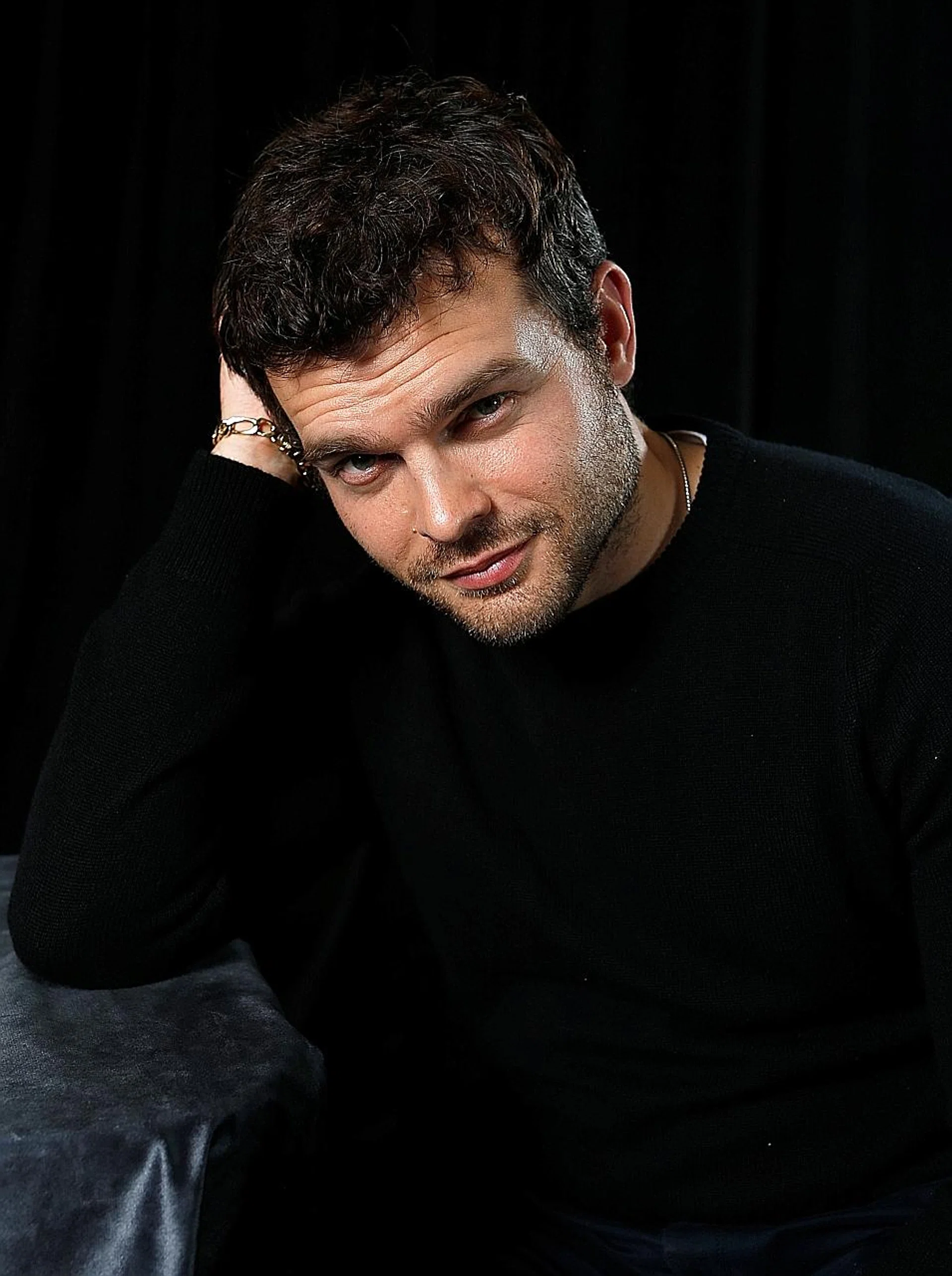 (Above) Alden Ehrenreich is grateful to have Harrison Ford's blessing to play Han Solo in the new Star Wars movie. 