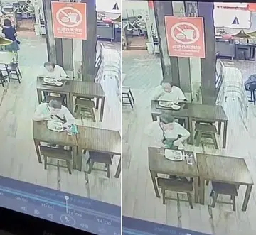 Woman loses wallet at food court, later sees man taking it on CCTV