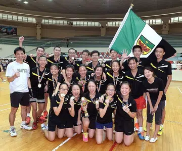 Raffles seal A Division badminton double