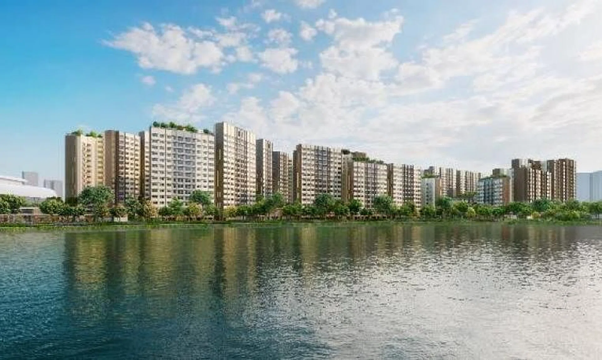 The 2,077 units in Garden Waterfront I and II @ Tengah will have one of the shortest waiting times of three years and four months.