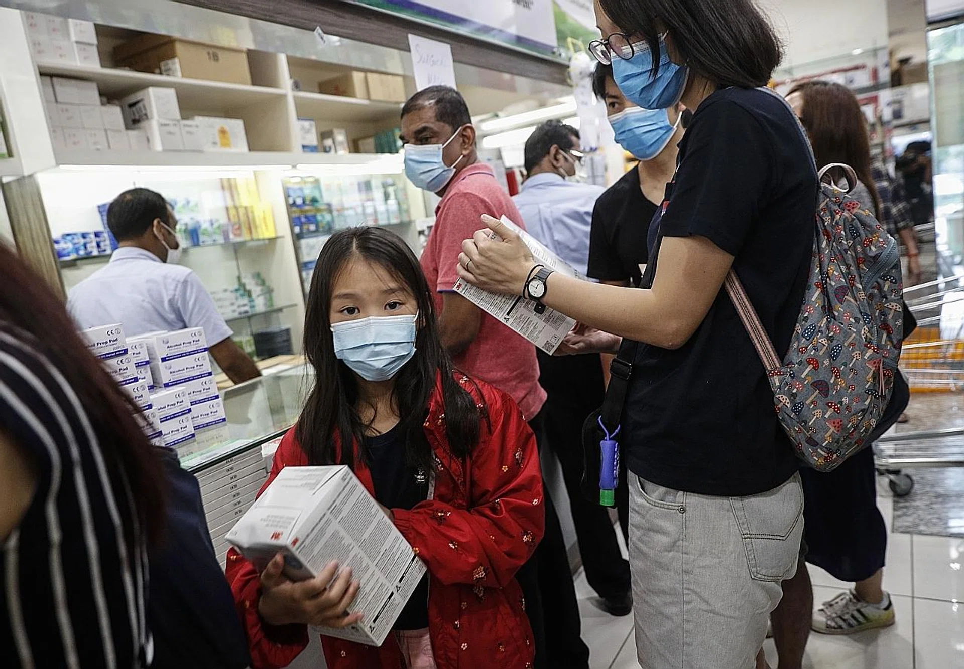 The virus outbreak has led to a huge demand for face masks.