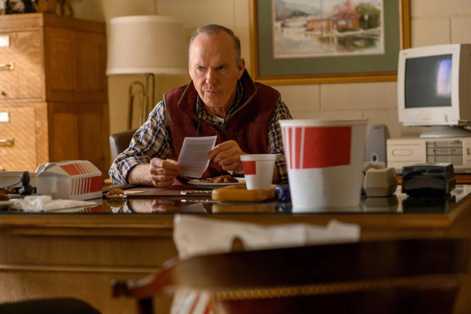 Michael Keaton plays a small-town doctor in the riveting Dopesick, an eight-episode series about America’s opioid epidemic. 
