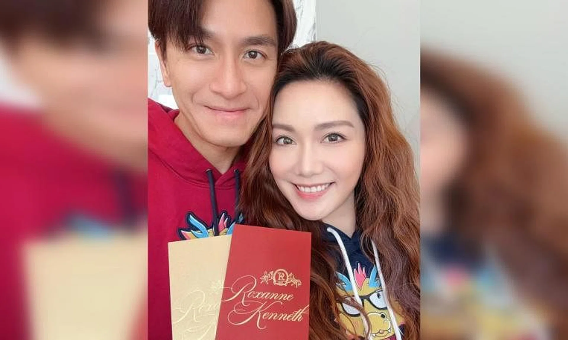 TVB actor Kenneth Ma married actress Roxanne Tong in Thailand on Dec 16.