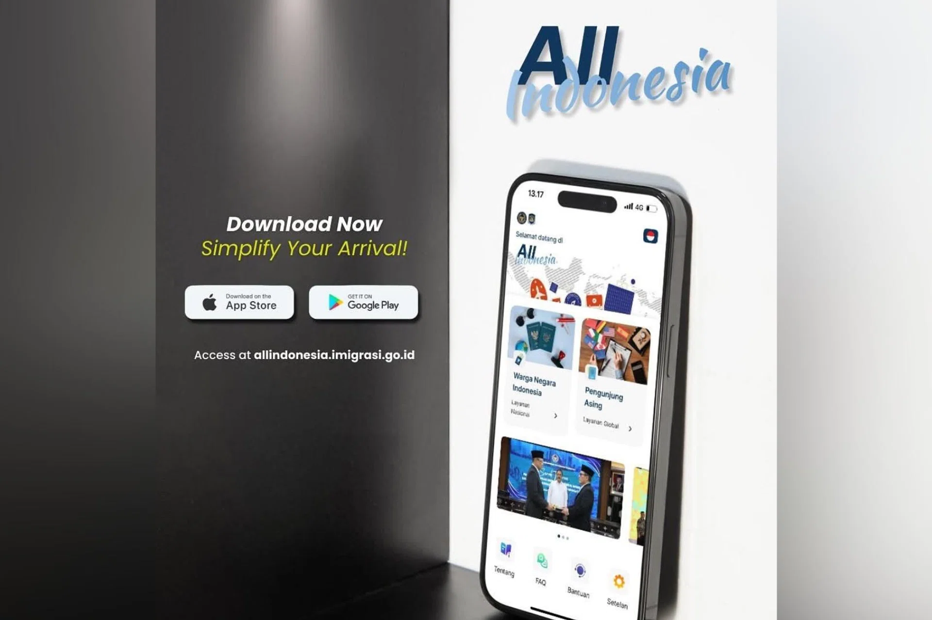 The new app is available in Indonesian, English, as well as Mandarin.