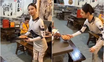 Eatery owner in China goes viral for her robotic movements