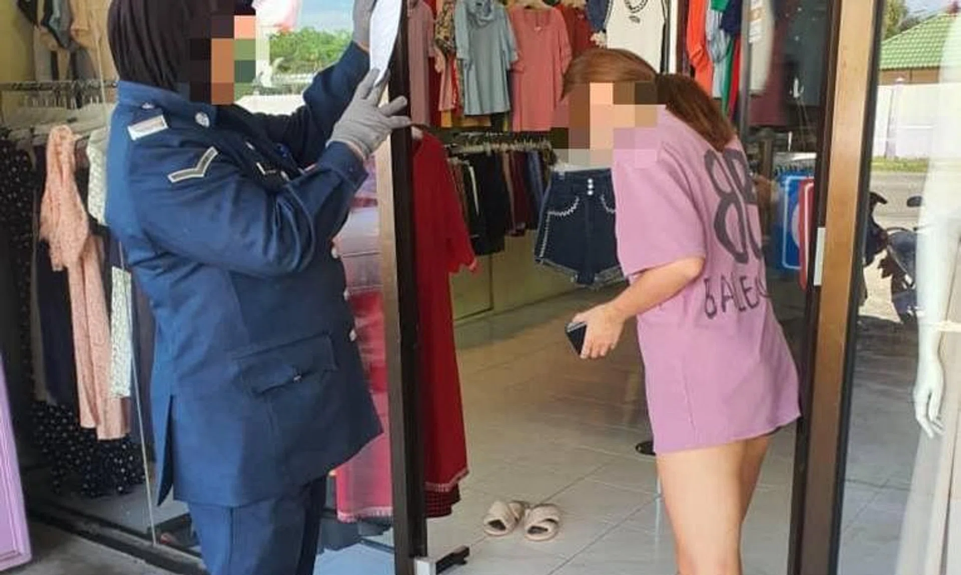 The unnamed woman, who owned a clothing store in Kota Bahru, was fined for “wearing shorts in public places”.