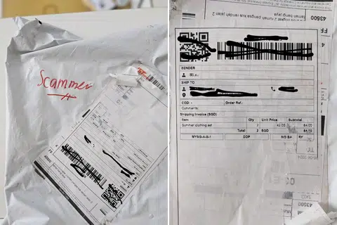 Redditor falls victim to cash-on-delivery parcel scam
