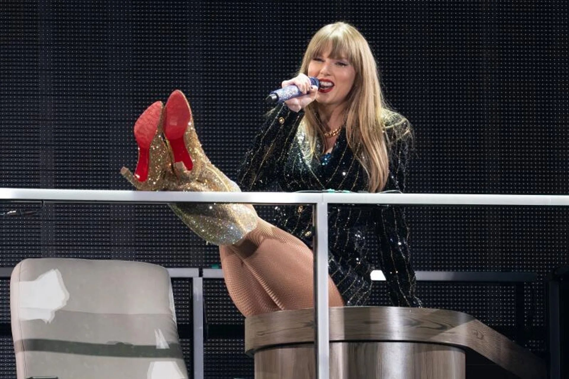 American singer-songwriter Taylor Swift during the first night of her Eras Tour in Texas in March 31, 2023.