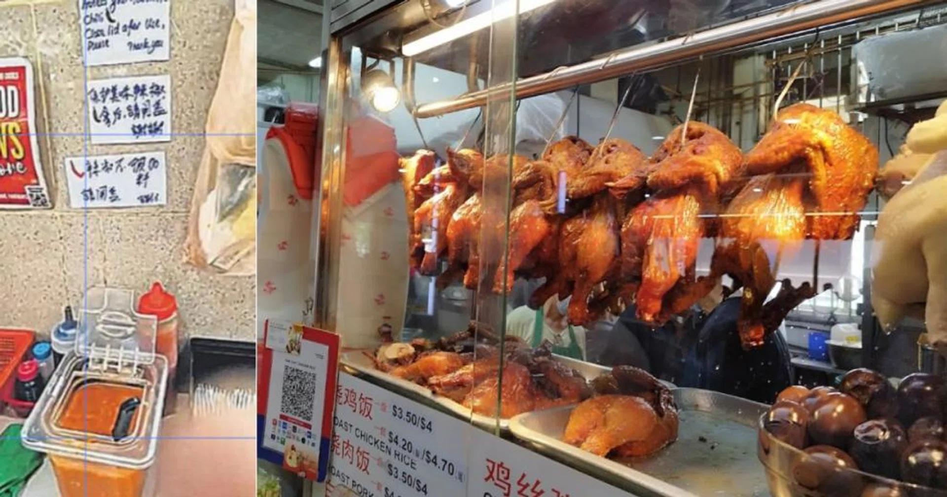 Despite bilingual signs clearly asking diners to close the lid, the message seems to be lost in translation, leaving the hawker exasperated and fearing potential food safety issues.