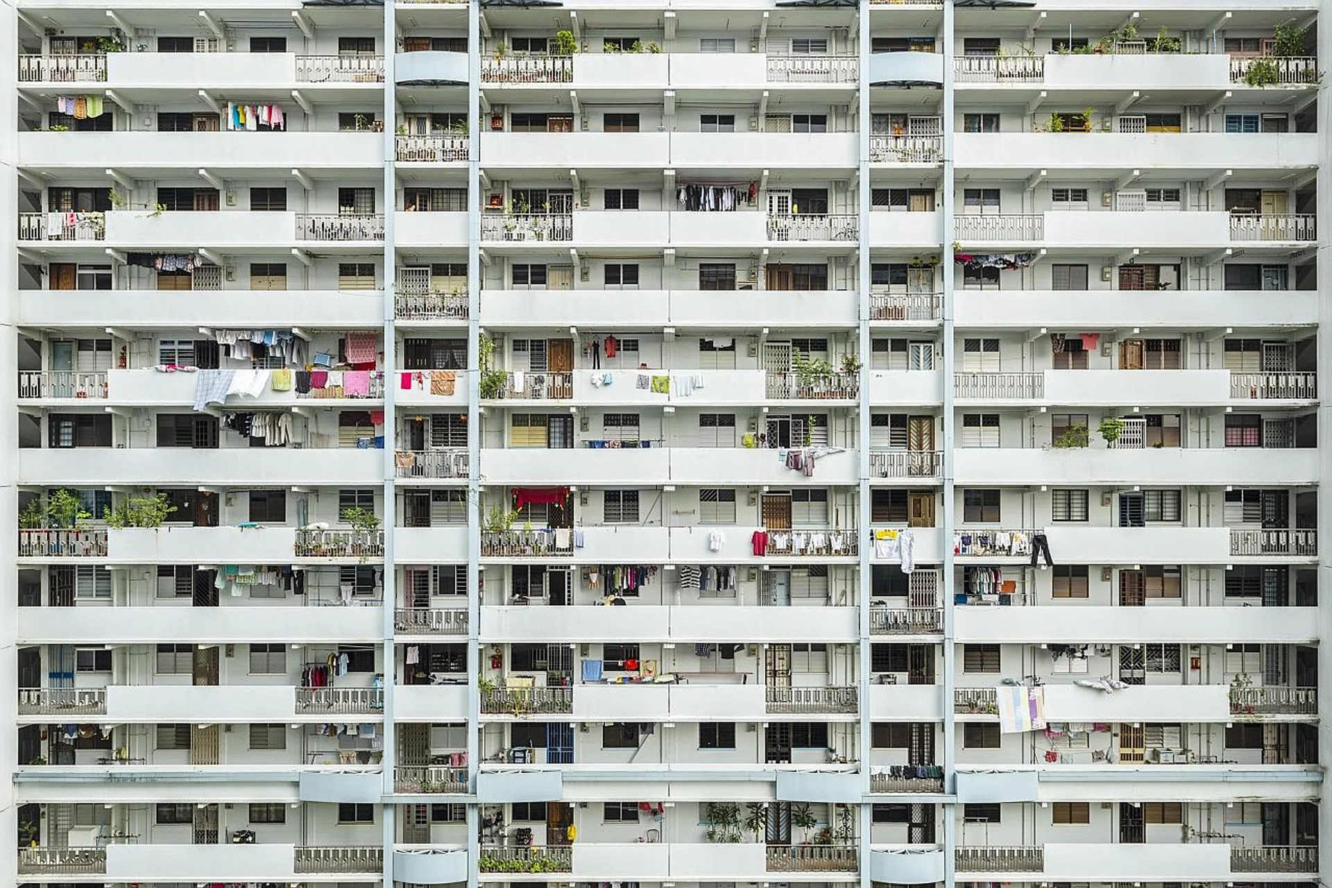Darren Soh's photograph of his childhood home, Block 82 Commonwealth Close. 