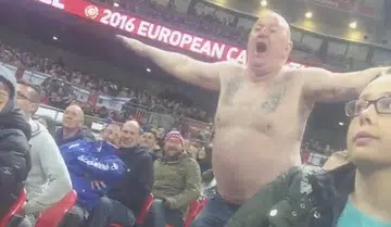 WATCH: Enthusiastic England fan does belly dance at Wembley