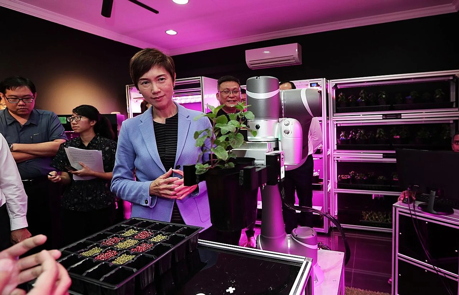 Manpower Minister Josephine Teo. 