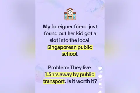 'Is it worth it?': Foreign family's child faces 1.5h commute to primary school