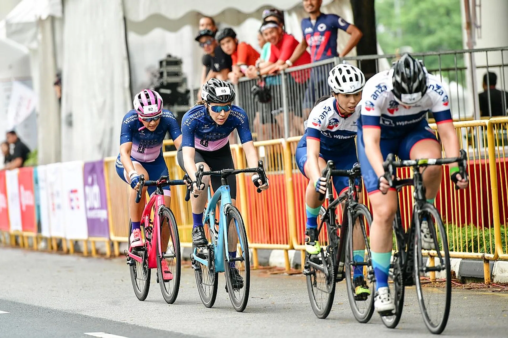 OCBC Bank's Group CEO Samuel Tsien said the move to introduce an all-women's category at this year's OCBC Cycle was inspired by the participation of all-female club teams (above) at last year's event. 