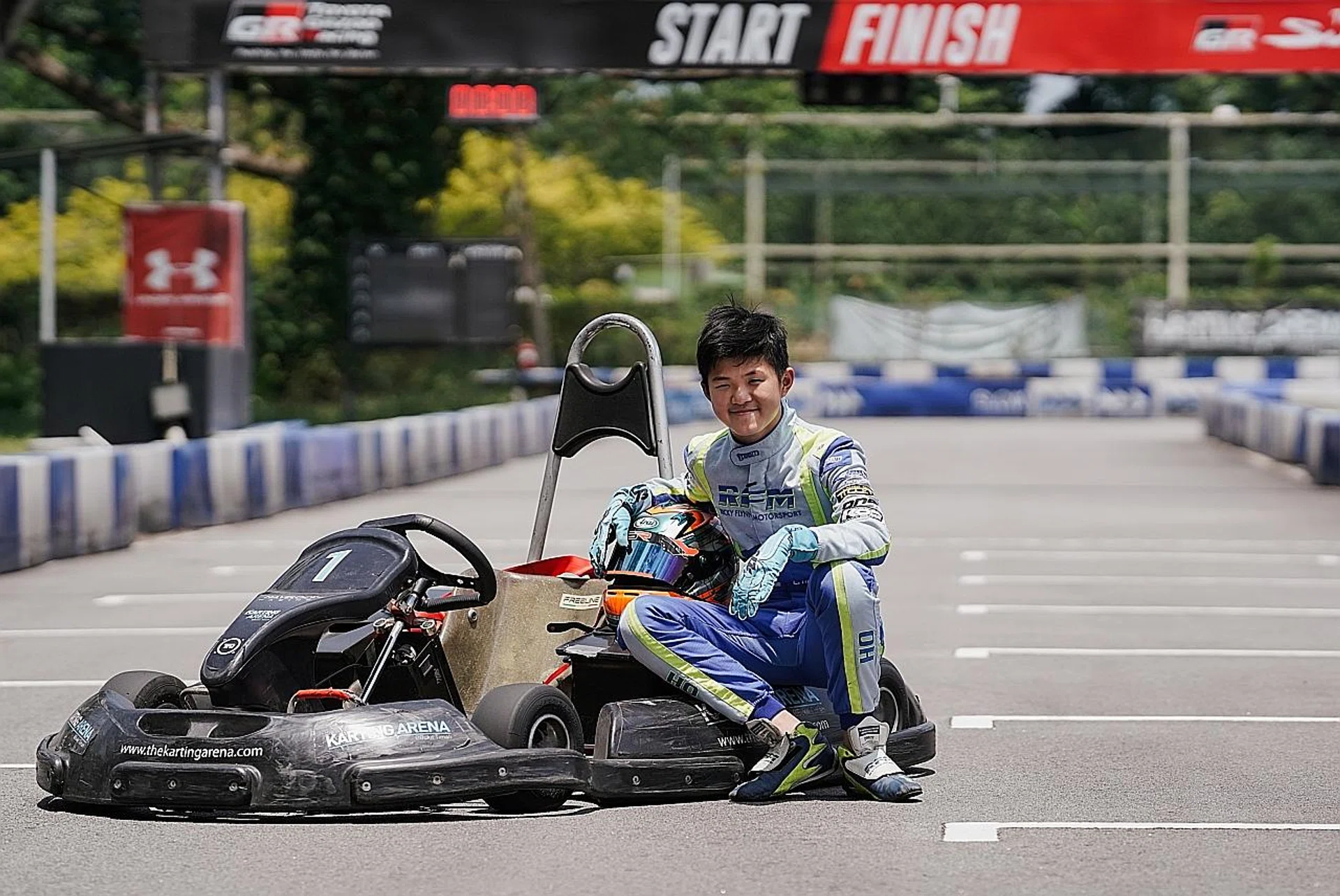 Christian Ho became the first Asian to win a race in the Deutsche Kart Meisterschaft (DKM) German Karting Championship series a fortnight ago. 