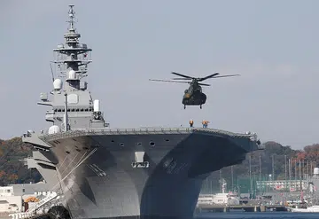 Japan's largest warship to tour South China Sea