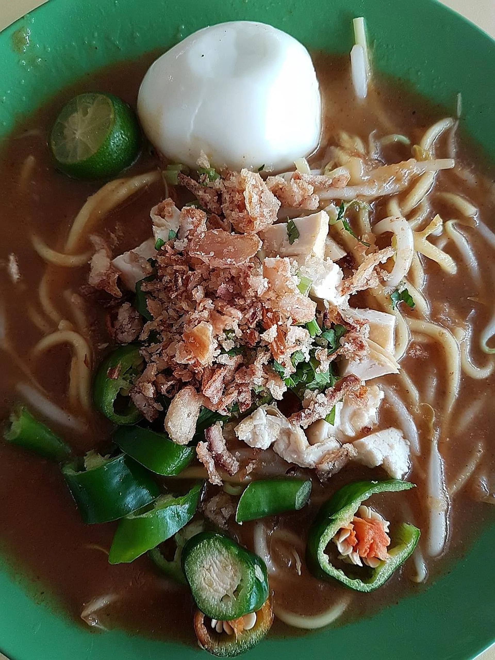 (Above) The Mee Rebus is smooth and light. 