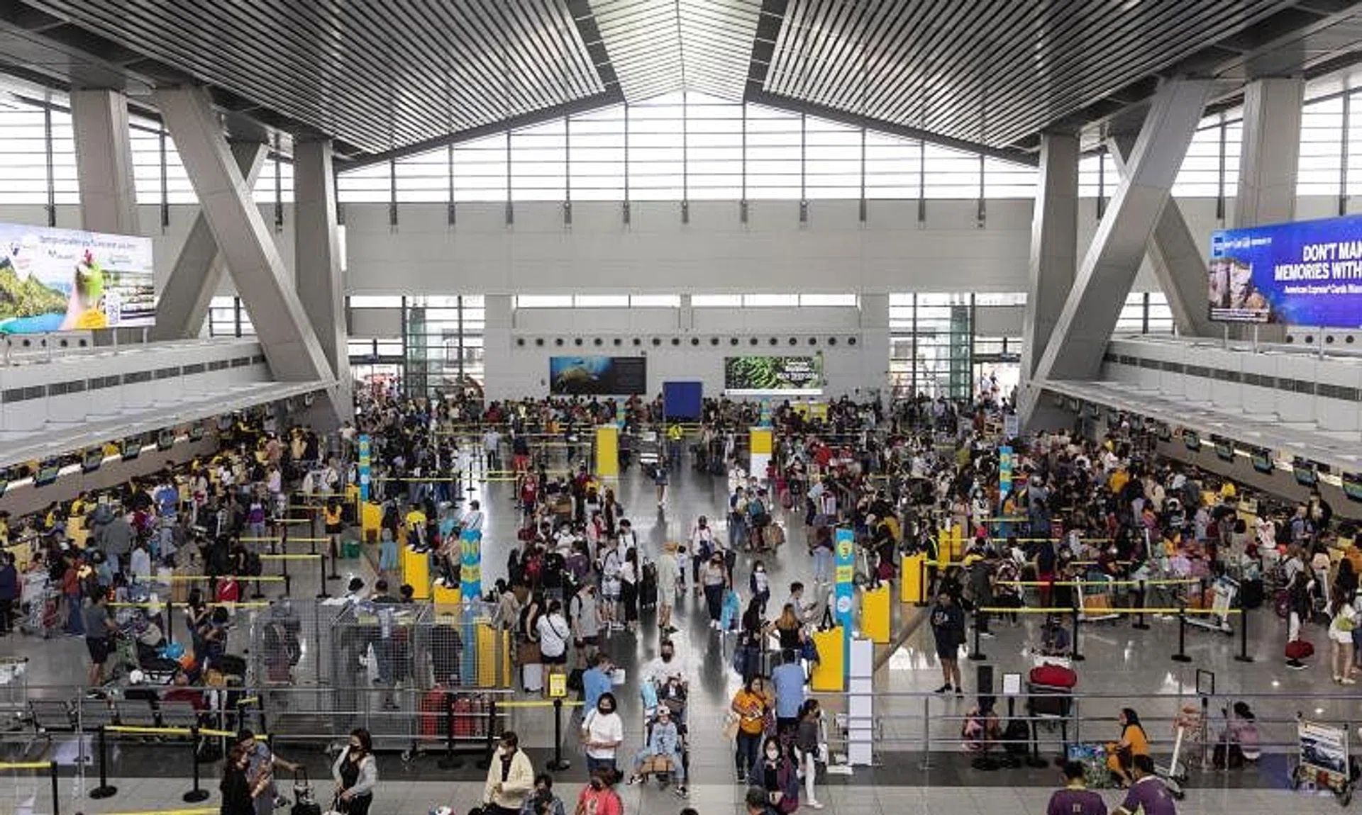 It said the flights identified were headed to Cebu, Bicol, Davao and Palawan. 