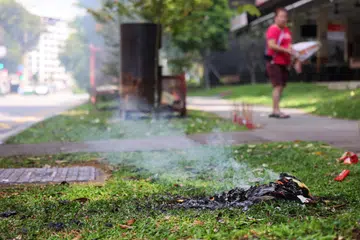 Fewer complaints about joss paper burning after public education campaign