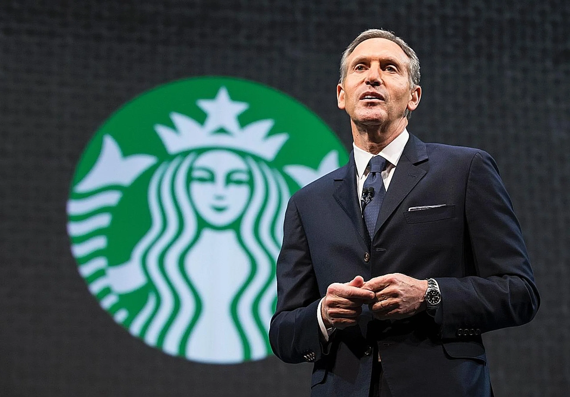 Starbucks CEO Howard Schultz. 