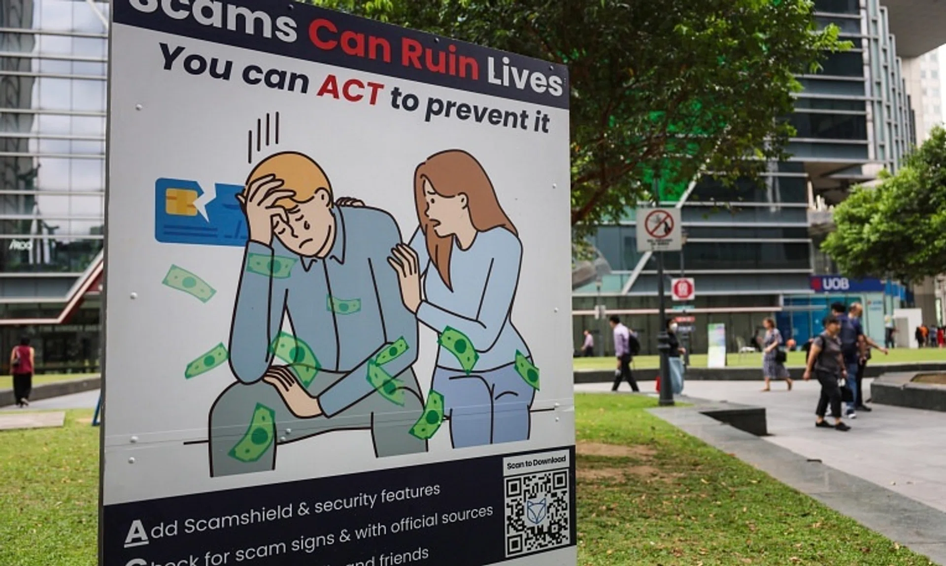 Victims were told they either had been overcharged or had outstanding utility bills, and keyed in their personal information and credit or debit card details.