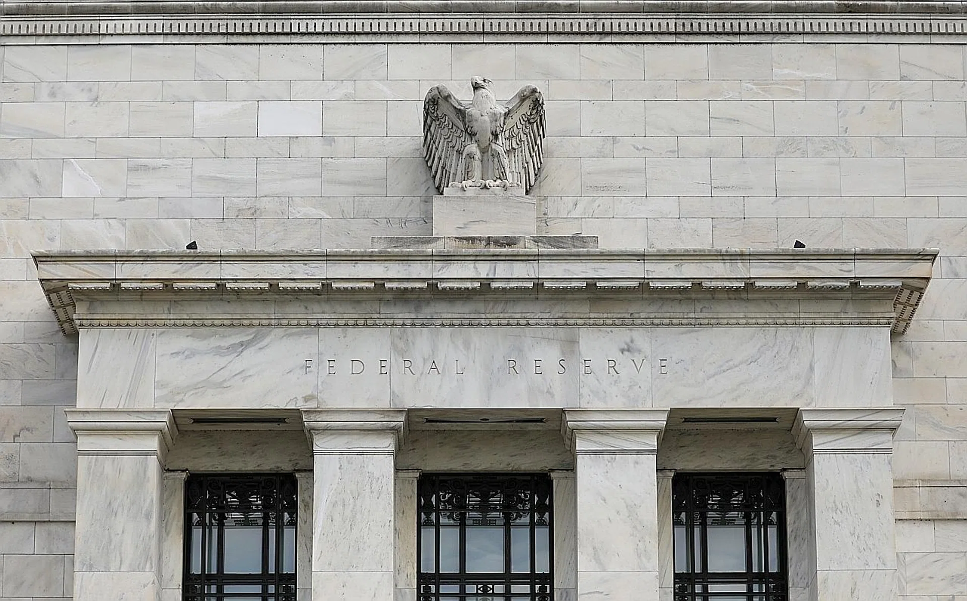 The Federal Reserve building in Washington. 