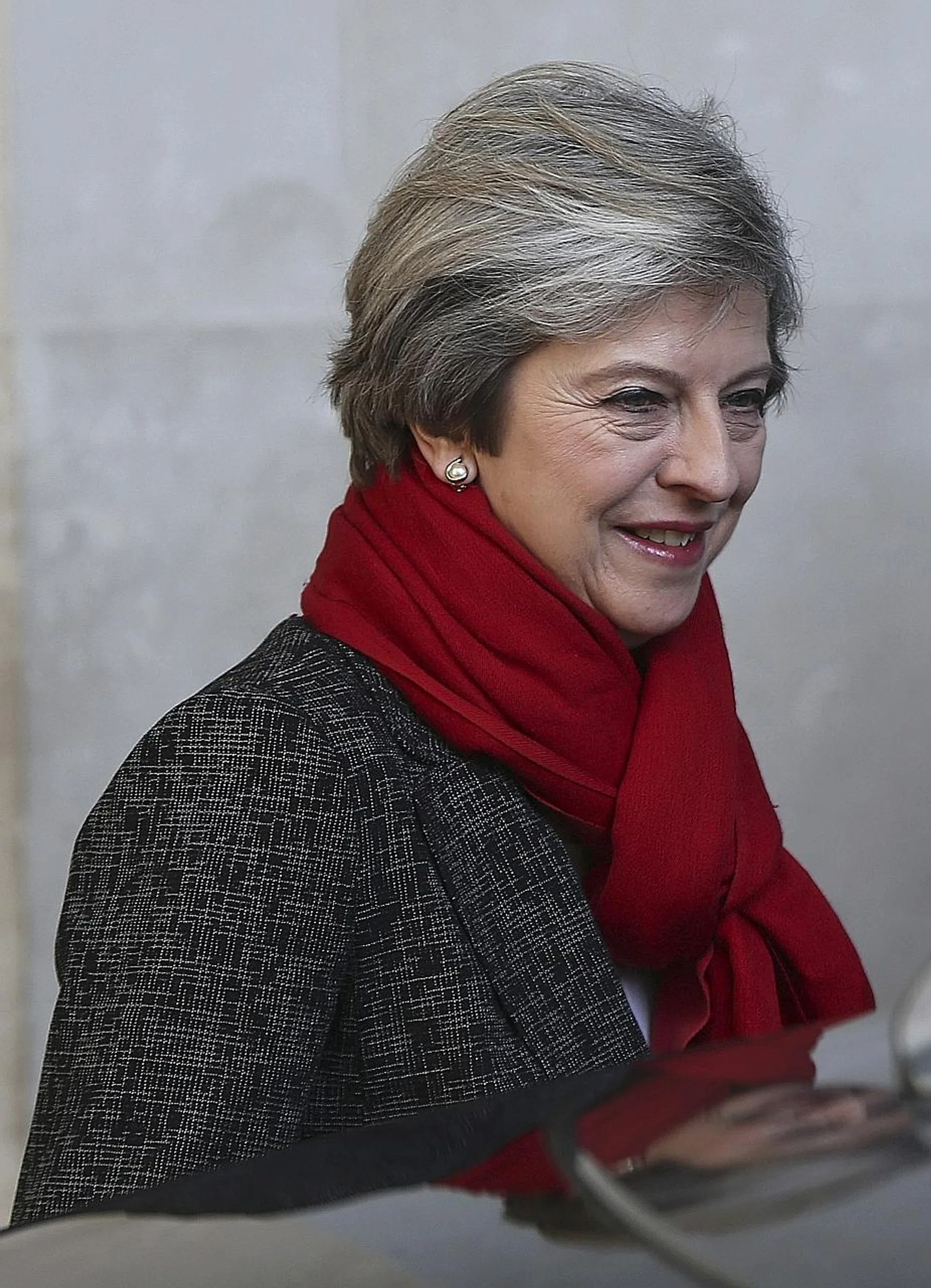 Mrs Theresa May.