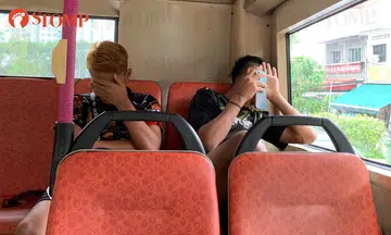 'Delinquents' spit and spray bus commuters with saliva after playing music at full blast